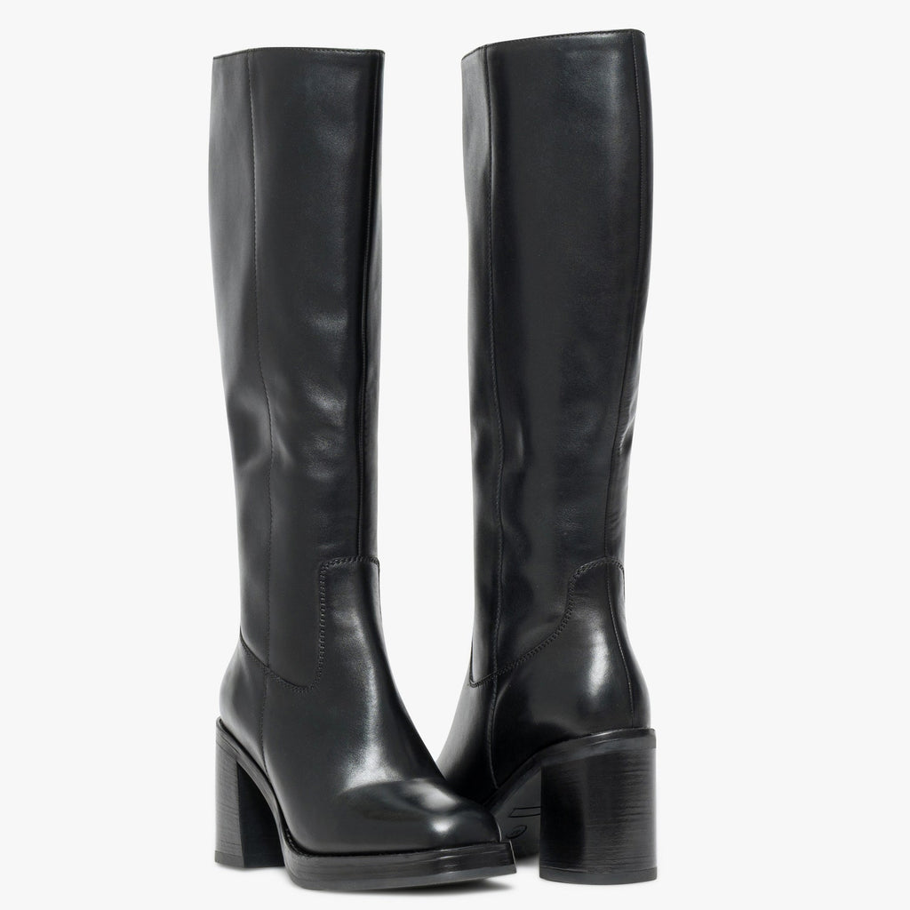 Bocage Botte À Talon en cuir FLAVIE-L