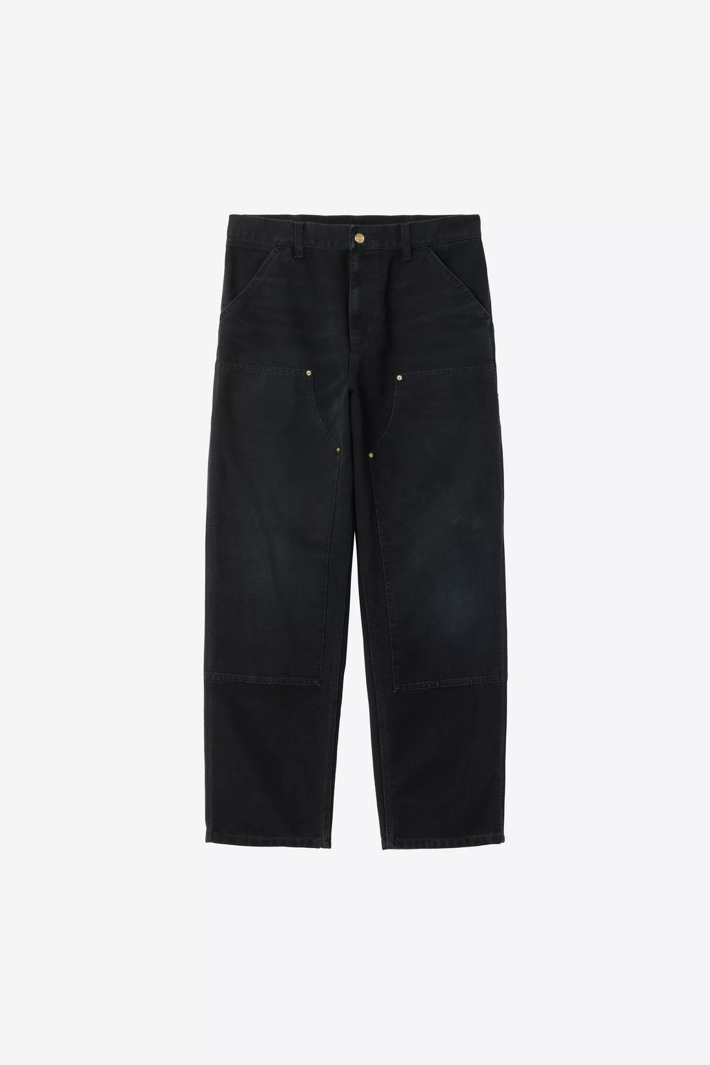 Carhartt Nash Double Knee Pant - Black Stone Washed/FW25