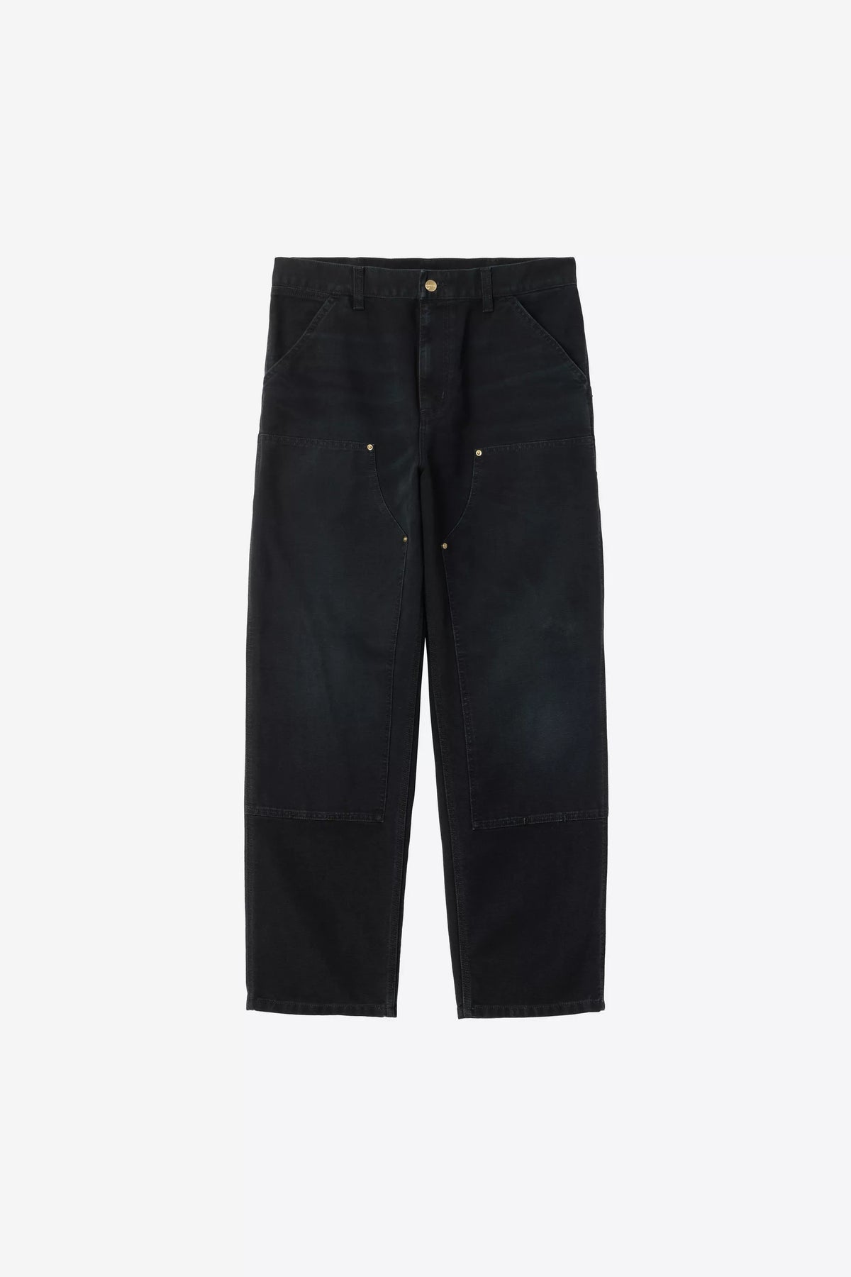 Carhartt Nash Double Knee Pant - Black Stone Washed/FW25