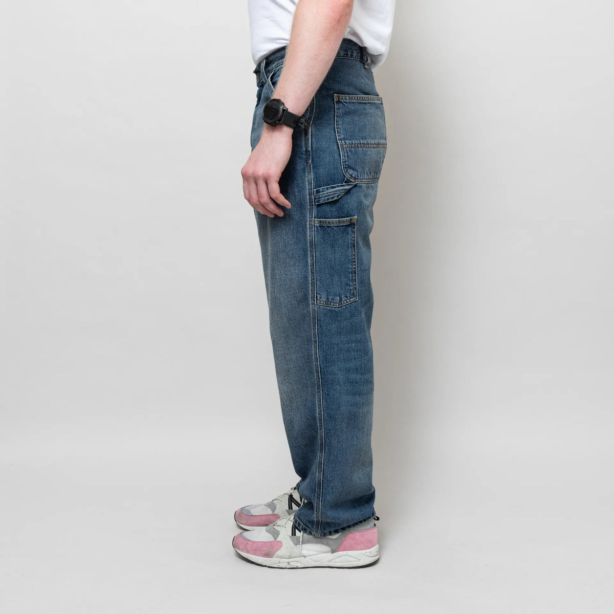 Carhartt OG Single Knee Pant - Blue Dark Used Washed/SS25