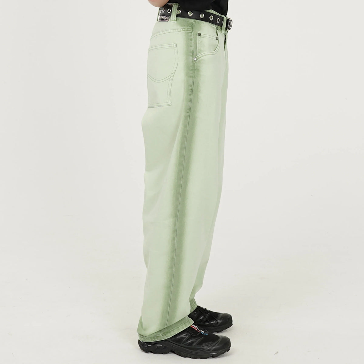 Dime Classic Baggy Denim Pant - Matcha