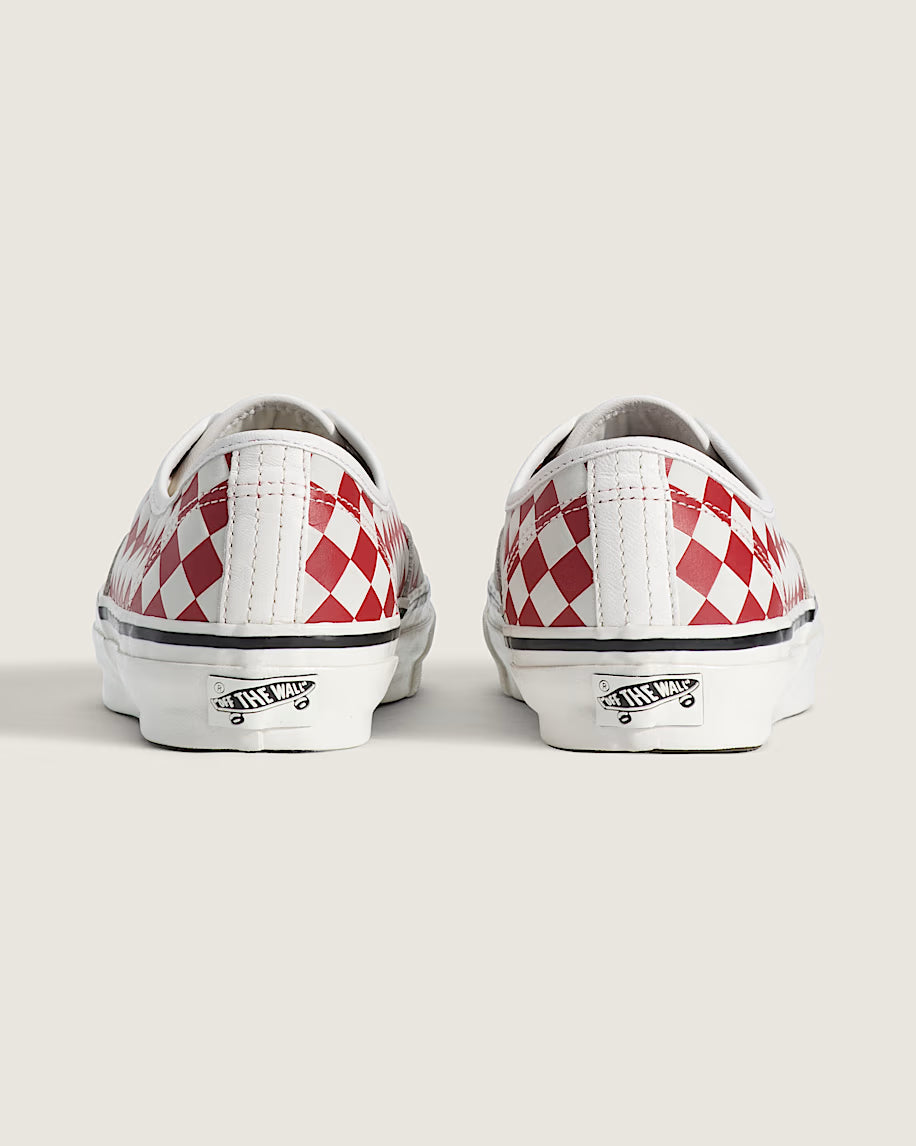 Vans Premium LX Authentic 44 Diamond Check Red Marshmallow