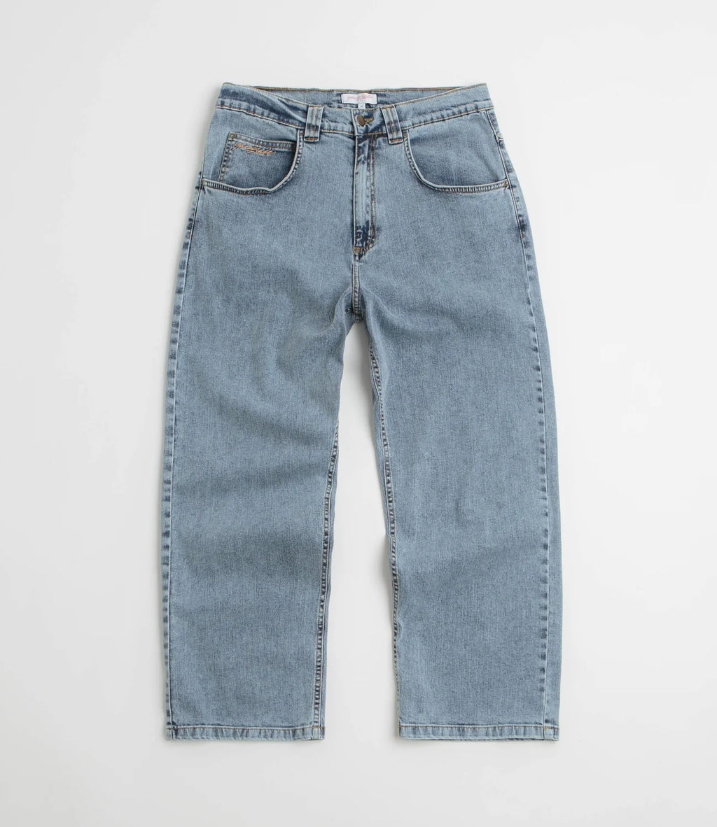 Yardsale Ivory Slub Pant - Light Denim