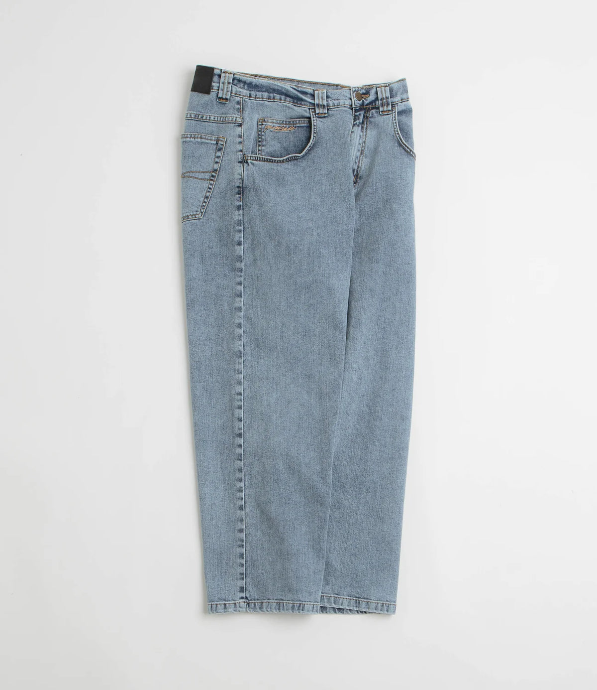 Yardsale Ivory Slub Pant - Light Denim