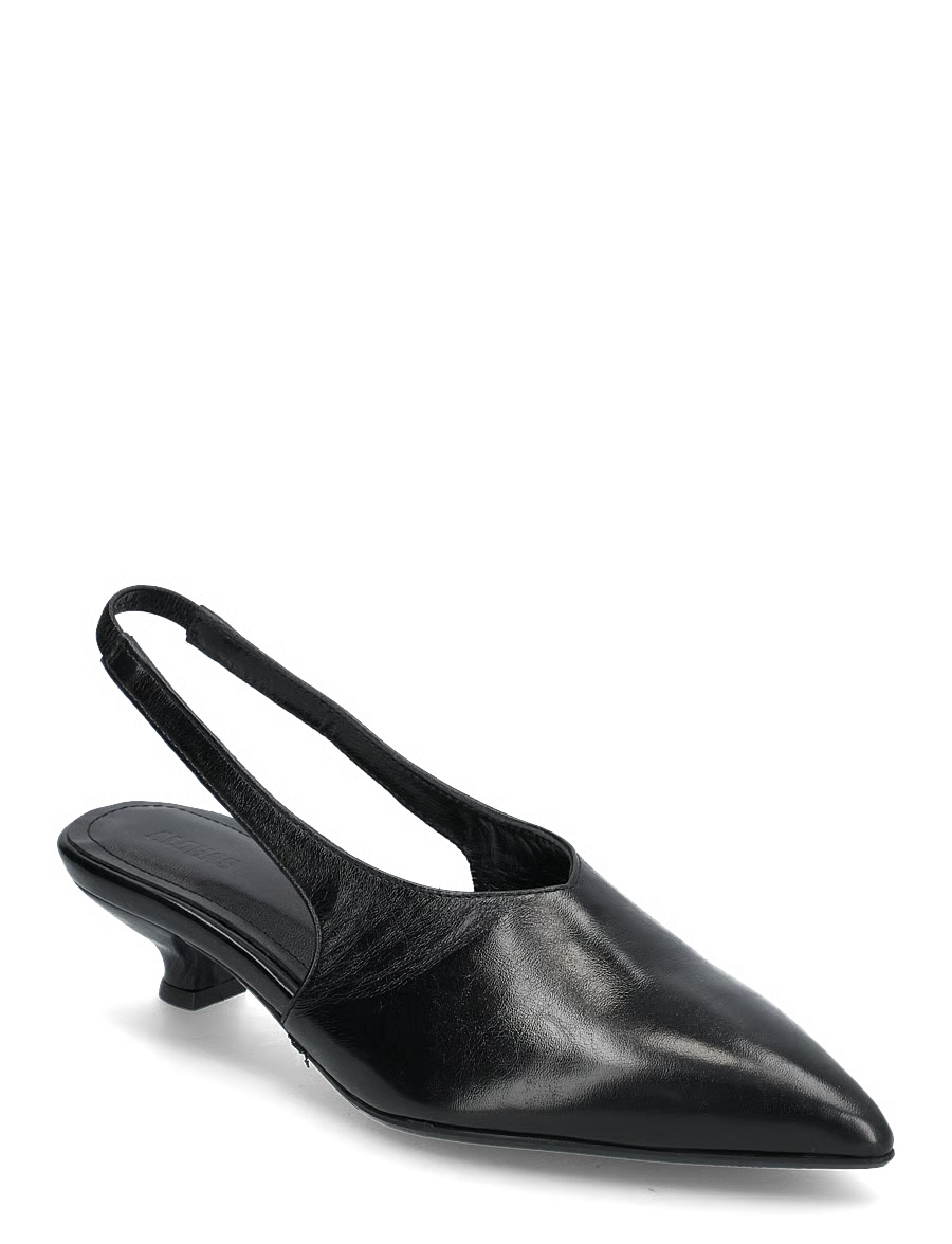 ALOHAS - Mules en Cuir Eros Black