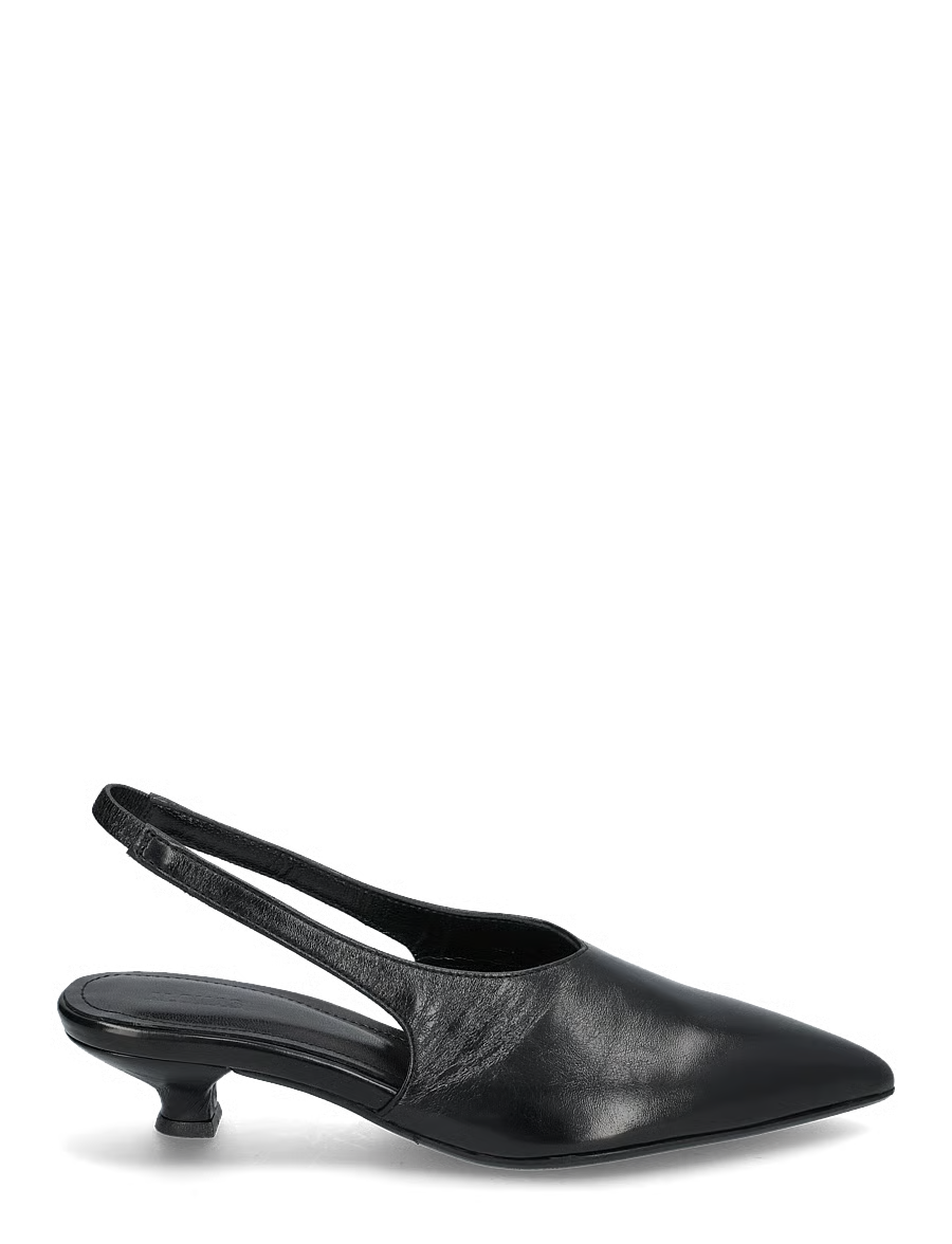 ALOHAS - Mules en Cuir Eros Black