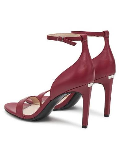 CALVIN KLEIN - Sandales à talon Burnt Russet