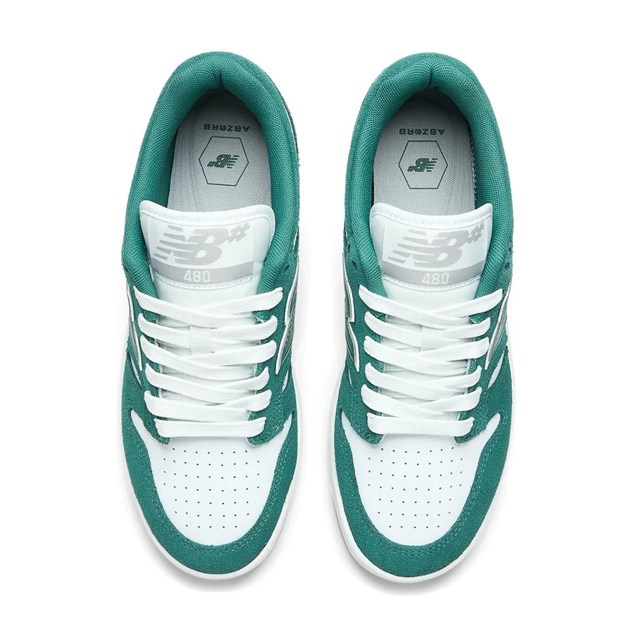 New Balance Numeric 480 – Vintage Teal / White